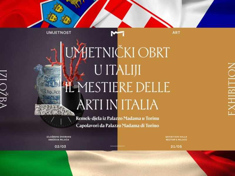 “The craft of the arts in Italy” at the Rector’s Palace, Zadar National Museum